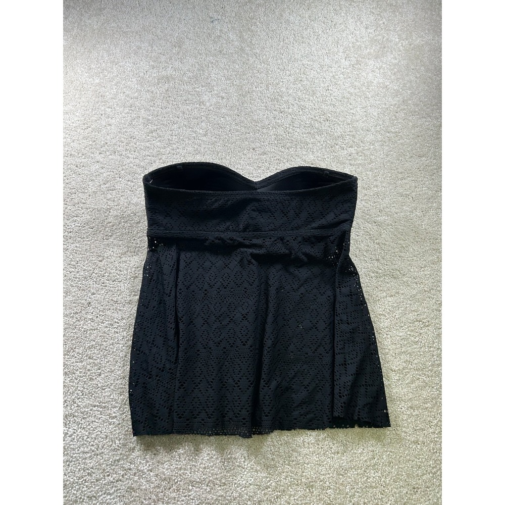 Xhilaration Swimwear Women's Black‎ Medium Strapless Padded Swimdress - Picture 5 of 6